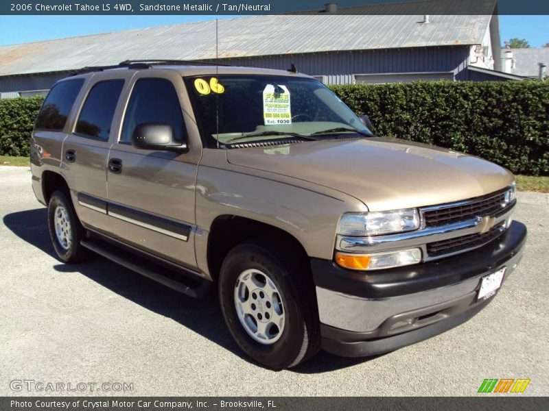 Sandstone Metallic / Tan/Neutral 2006 Chevrolet Tahoe LS 4WD