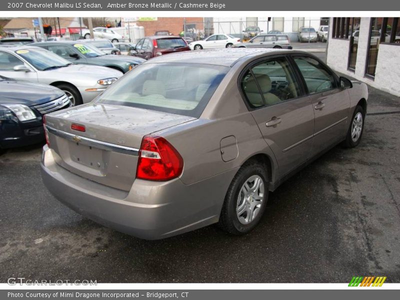 Amber Bronze Metallic / Cashmere Beige 2007 Chevrolet Malibu LS Sedan