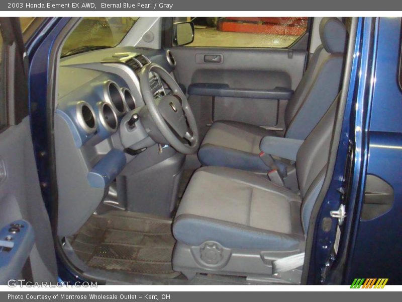 Eternal Blue Pearl / Gray 2003 Honda Element EX AWD