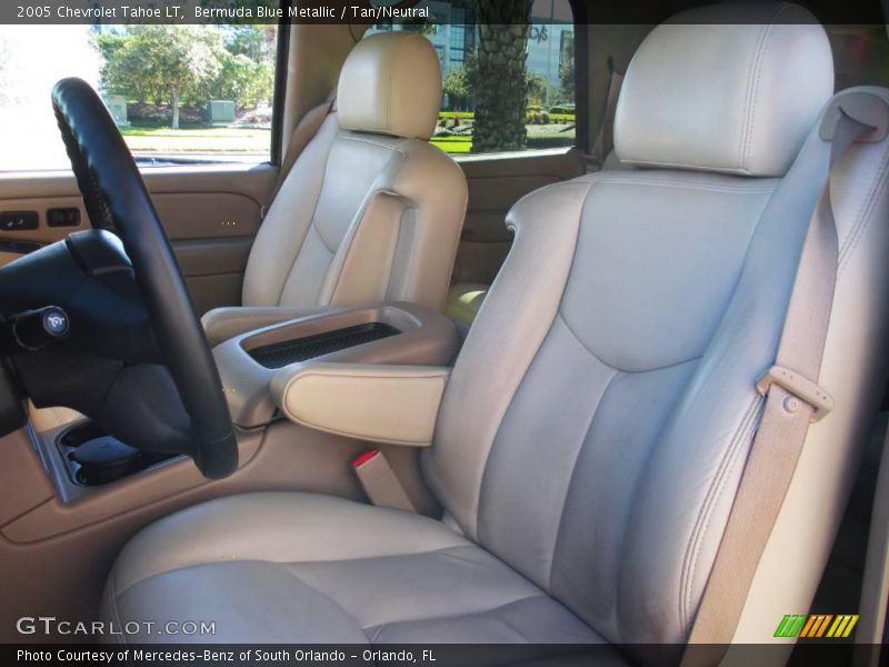 Bermuda Blue Metallic / Tan/Neutral 2005 Chevrolet Tahoe LT