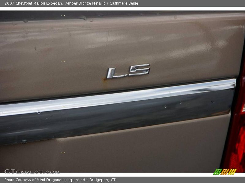 Amber Bronze Metallic / Cashmere Beige 2007 Chevrolet Malibu LS Sedan