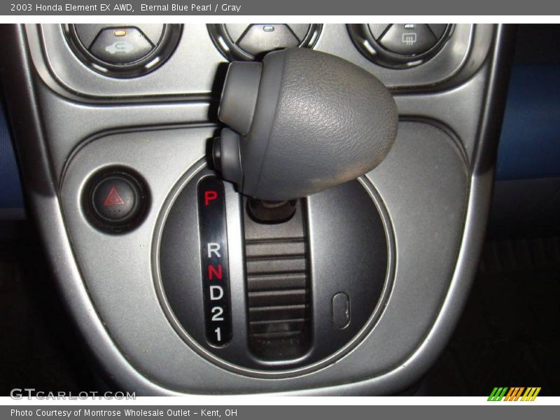 Eternal Blue Pearl / Gray 2003 Honda Element EX AWD