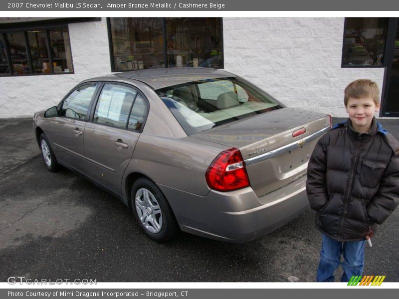 Amber Bronze Metallic / Cashmere Beige 2007 Chevrolet Malibu LS Sedan