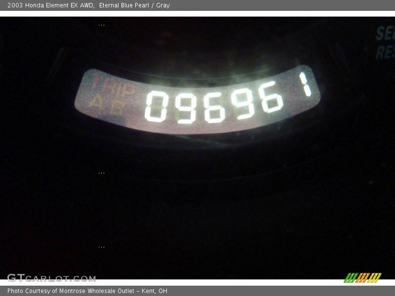 Eternal Blue Pearl / Gray 2003 Honda Element EX AWD