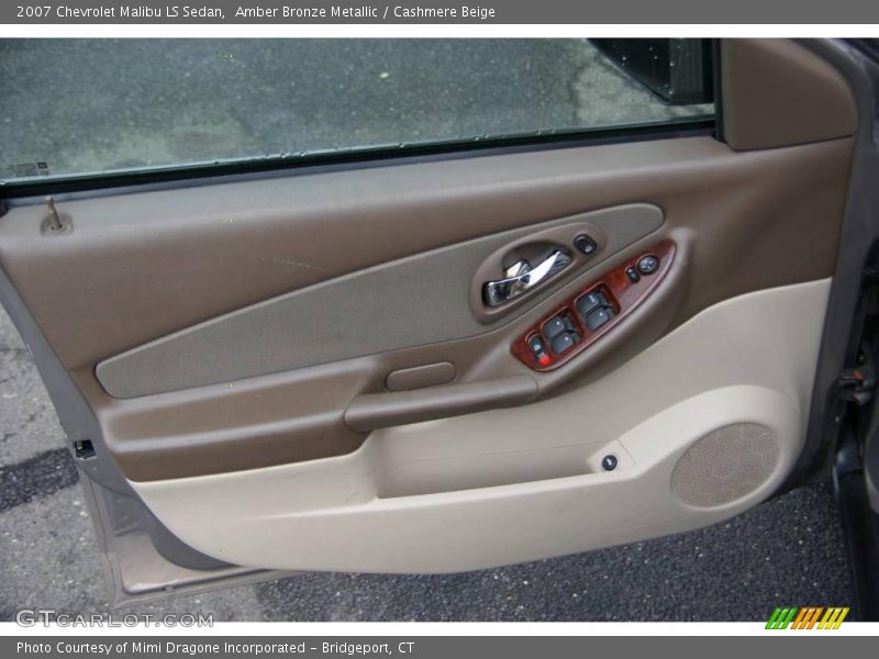 Amber Bronze Metallic / Cashmere Beige 2007 Chevrolet Malibu LS Sedan