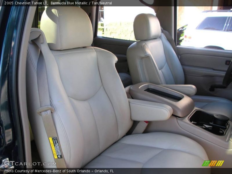Bermuda Blue Metallic / Tan/Neutral 2005 Chevrolet Tahoe LT