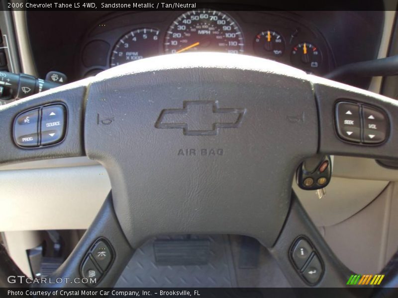 Sandstone Metallic / Tan/Neutral 2006 Chevrolet Tahoe LS 4WD