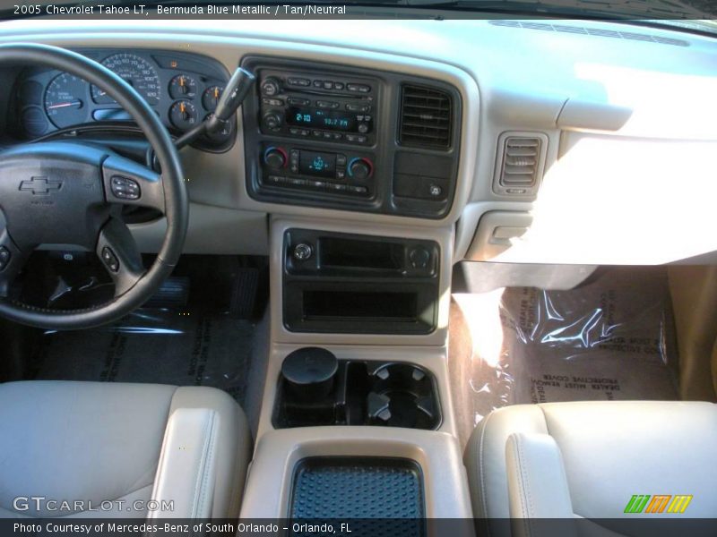 Bermuda Blue Metallic / Tan/Neutral 2005 Chevrolet Tahoe LT