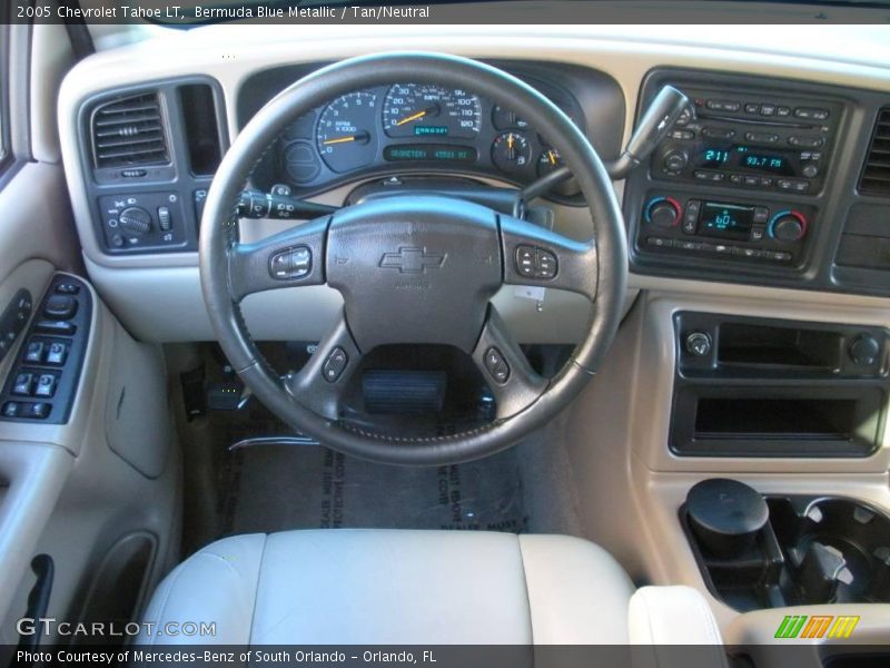 Bermuda Blue Metallic / Tan/Neutral 2005 Chevrolet Tahoe LT