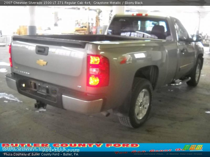 Graystone Metallic / Ebony Black 2007 Chevrolet Silverado 1500 LT Z71 Regular Cab 4x4