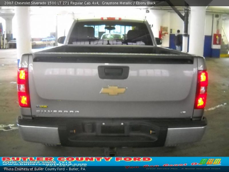 Graystone Metallic / Ebony Black 2007 Chevrolet Silverado 1500 LT Z71 Regular Cab 4x4