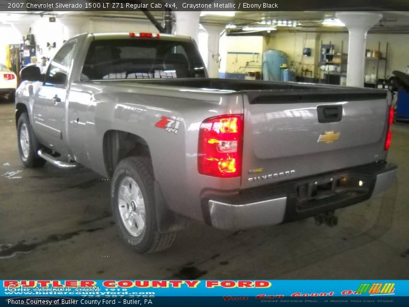 Graystone Metallic / Ebony Black 2007 Chevrolet Silverado 1500 LT Z71 Regular Cab 4x4