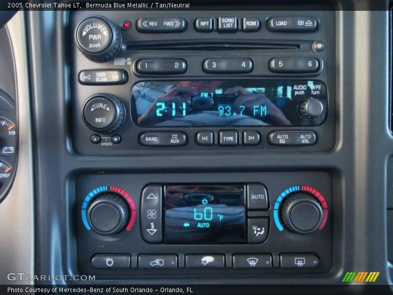 Bermuda Blue Metallic / Tan/Neutral 2005 Chevrolet Tahoe LT