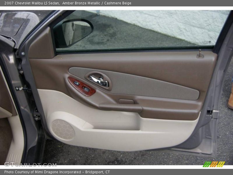 Amber Bronze Metallic / Cashmere Beige 2007 Chevrolet Malibu LS Sedan