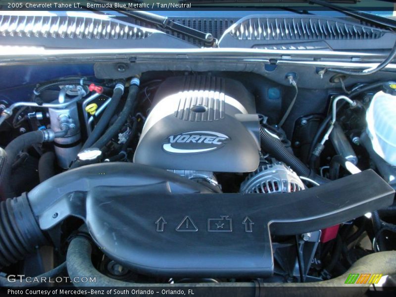 Bermuda Blue Metallic / Tan/Neutral 2005 Chevrolet Tahoe LT