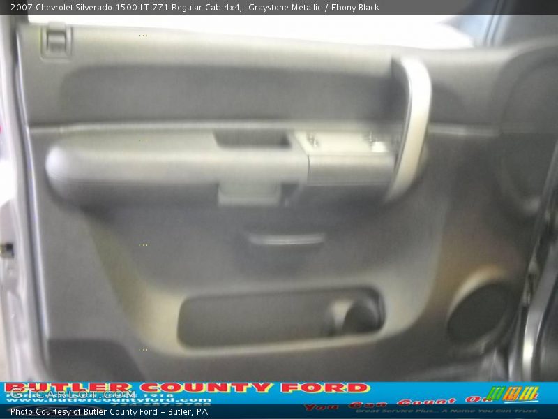 Graystone Metallic / Ebony Black 2007 Chevrolet Silverado 1500 LT Z71 Regular Cab 4x4