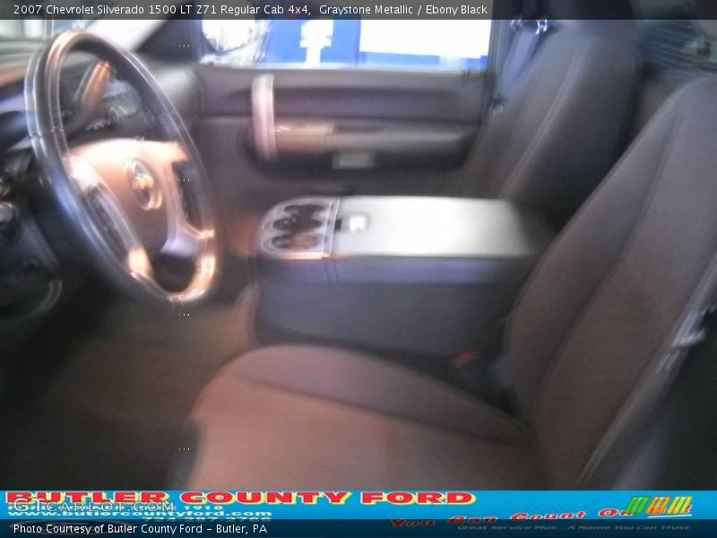 Graystone Metallic / Ebony Black 2007 Chevrolet Silverado 1500 LT Z71 Regular Cab 4x4