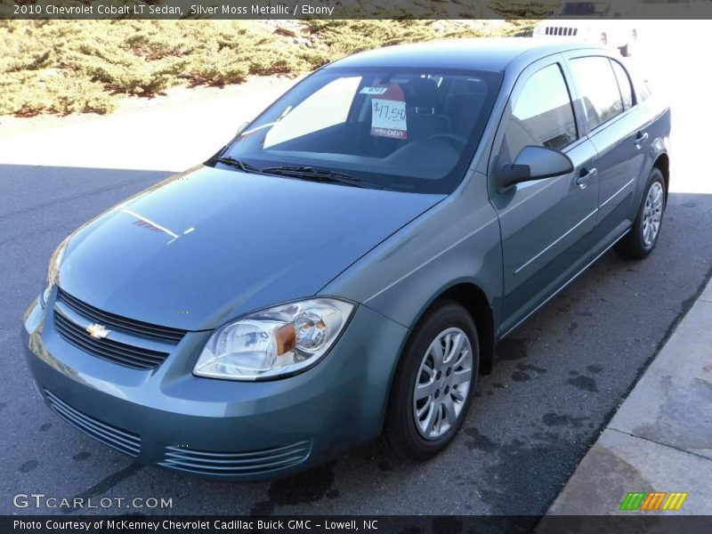 Silver Moss Metallic / Ebony 2010 Chevrolet Cobalt LT Sedan