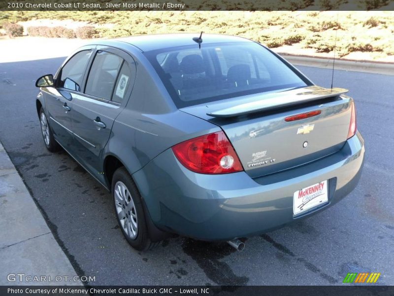 Silver Moss Metallic / Ebony 2010 Chevrolet Cobalt LT Sedan