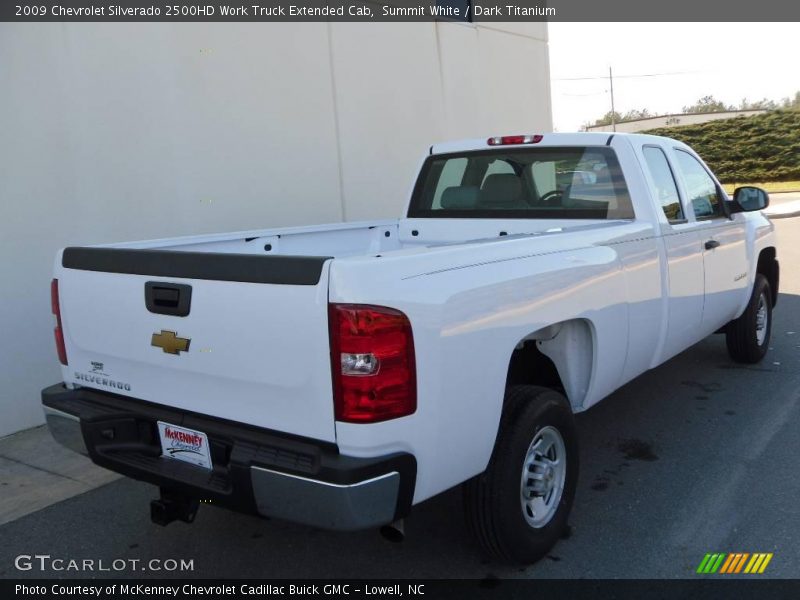 Summit White / Dark Titanium 2009 Chevrolet Silverado 2500HD Work Truck Extended Cab