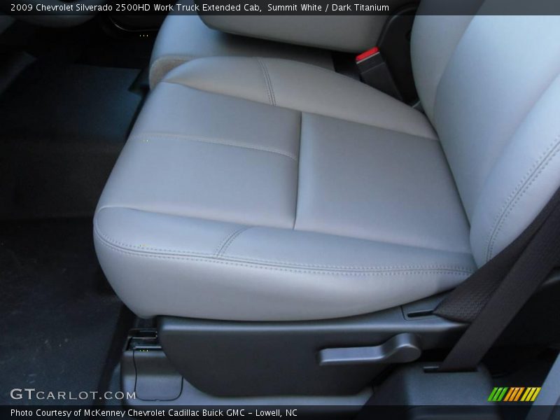 Summit White / Dark Titanium 2009 Chevrolet Silverado 2500HD Work Truck Extended Cab