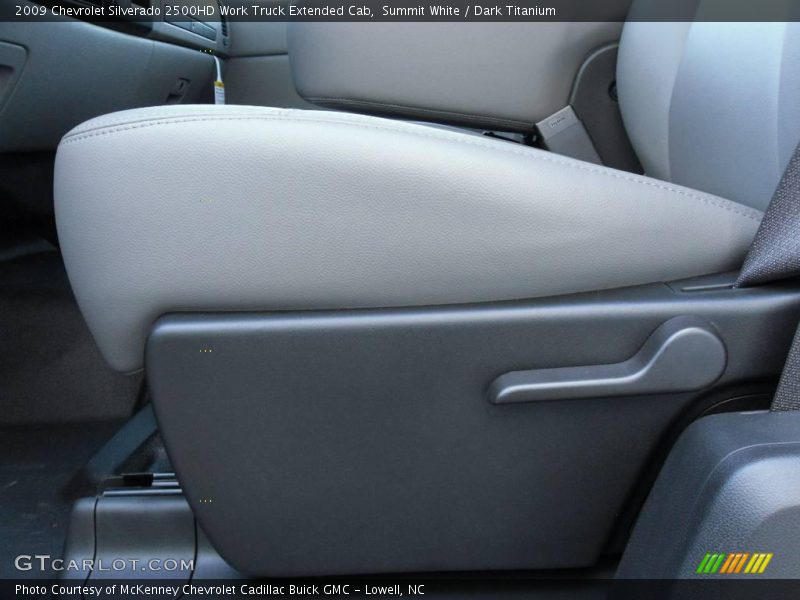 Summit White / Dark Titanium 2009 Chevrolet Silverado 2500HD Work Truck Extended Cab