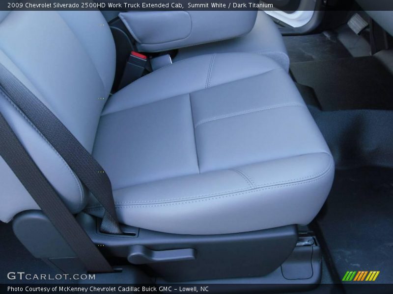 Summit White / Dark Titanium 2009 Chevrolet Silverado 2500HD Work Truck Extended Cab