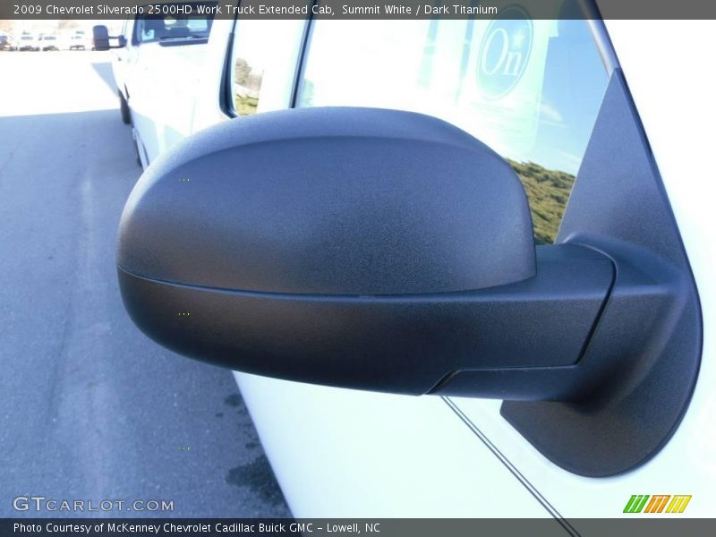 Summit White / Dark Titanium 2009 Chevrolet Silverado 2500HD Work Truck Extended Cab