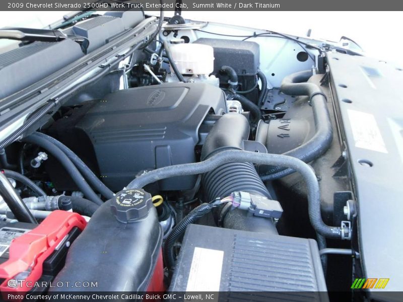 Summit White / Dark Titanium 2009 Chevrolet Silverado 2500HD Work Truck Extended Cab