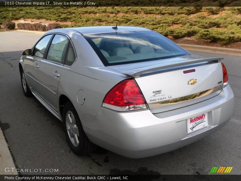 Silver Ice Metallic / Gray 2010 Chevrolet Impala LT