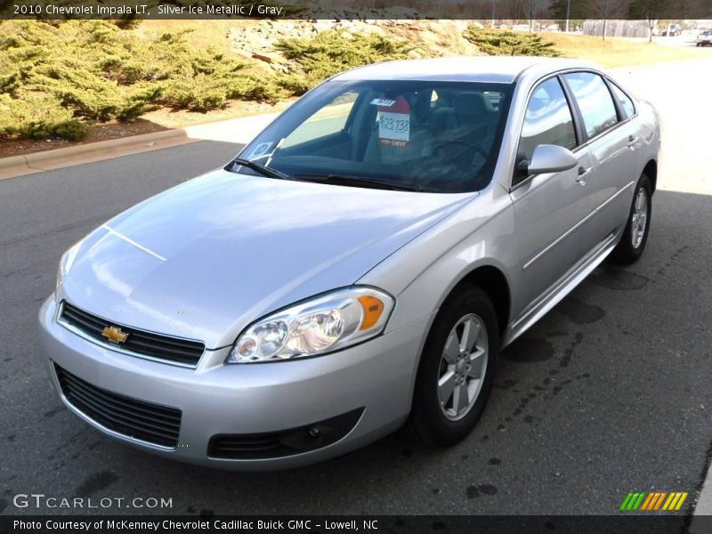 Silver Ice Metallic / Gray 2010 Chevrolet Impala LT