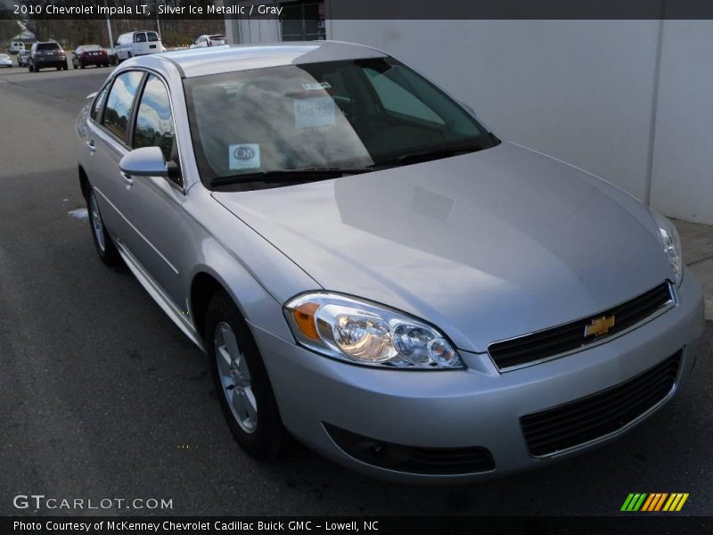 Silver Ice Metallic / Gray 2010 Chevrolet Impala LT