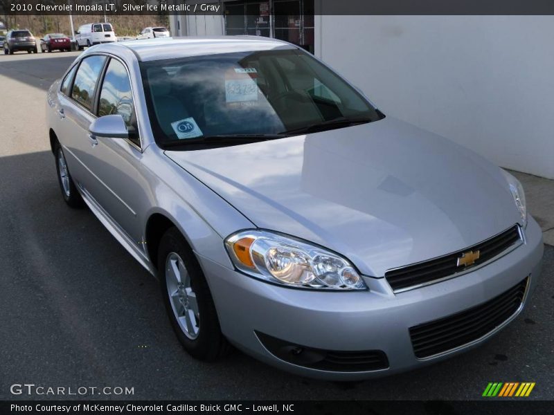 Silver Ice Metallic / Gray 2010 Chevrolet Impala LT