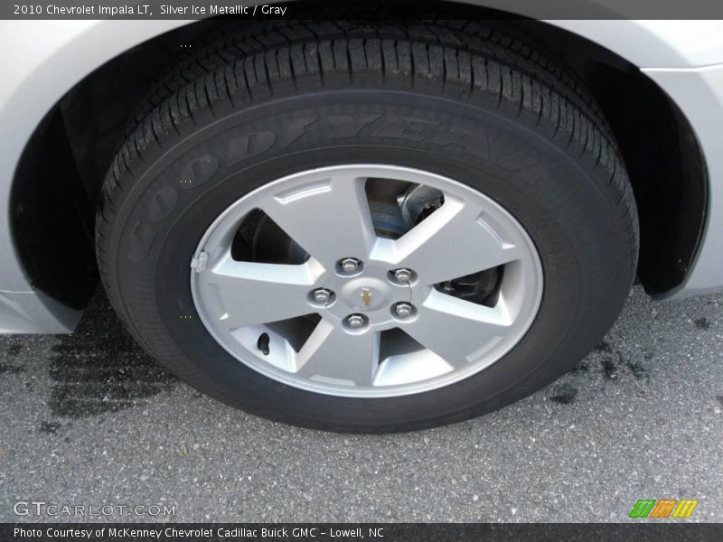Silver Ice Metallic / Gray 2010 Chevrolet Impala LT