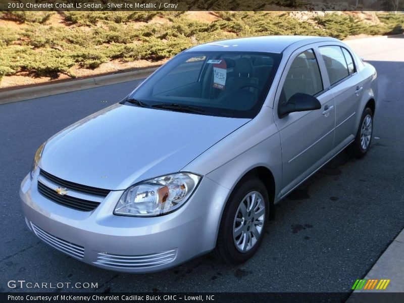 Silver Ice Metallic / Gray 2010 Chevrolet Cobalt LS Sedan