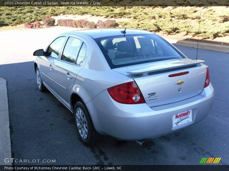 Silver Ice Metallic / Gray 2010 Chevrolet Cobalt LS Sedan