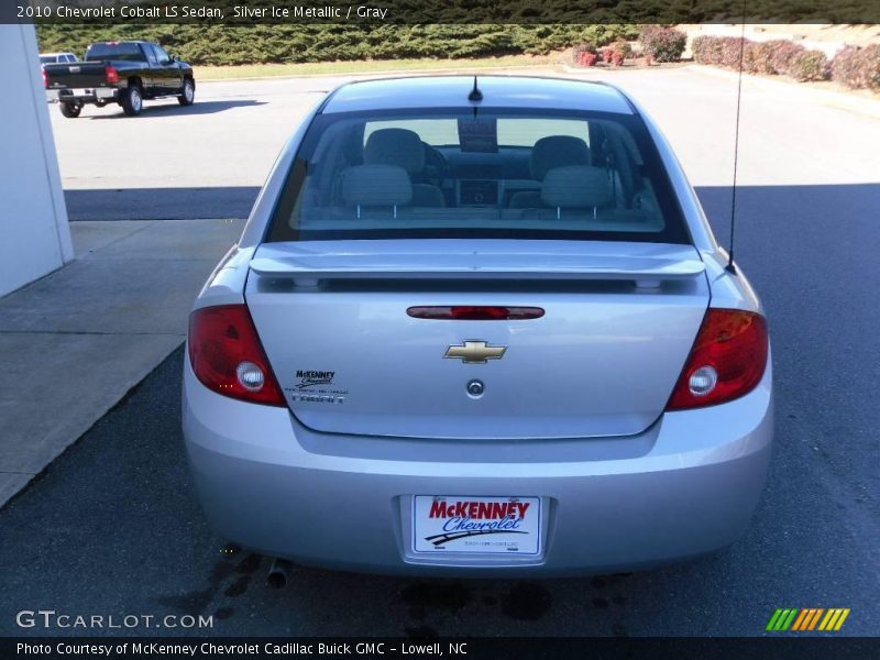 Silver Ice Metallic / Gray 2010 Chevrolet Cobalt LS Sedan