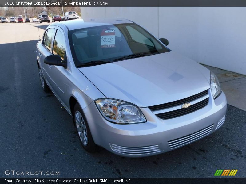 Silver Ice Metallic / Gray 2010 Chevrolet Cobalt LS Sedan