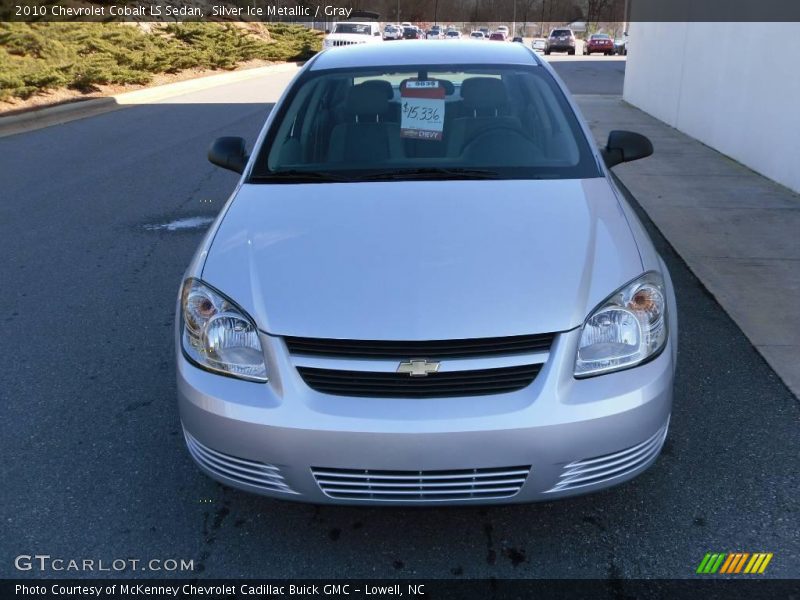 Silver Ice Metallic / Gray 2010 Chevrolet Cobalt LS Sedan