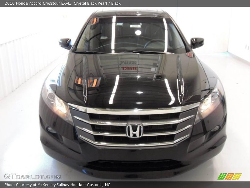Crystal Black Pearl / Black 2010 Honda Accord Crosstour EX-L