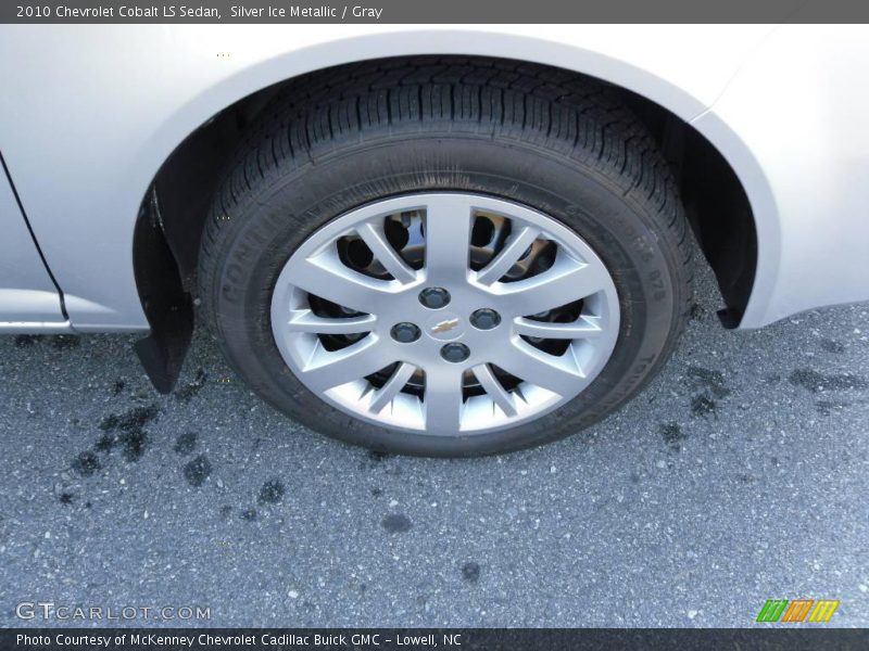 Silver Ice Metallic / Gray 2010 Chevrolet Cobalt LS Sedan