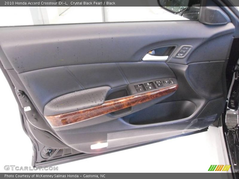Crystal Black Pearl / Black 2010 Honda Accord Crosstour EX-L
