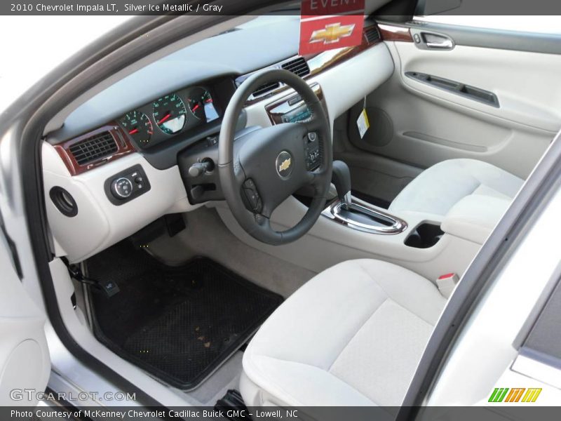 Silver Ice Metallic / Gray 2010 Chevrolet Impala LT