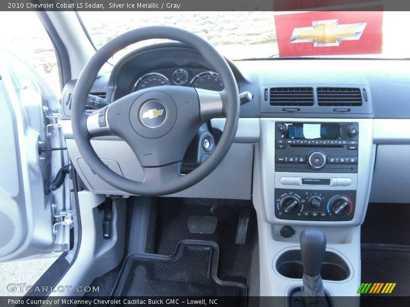 Silver Ice Metallic / Gray 2010 Chevrolet Cobalt LS Sedan