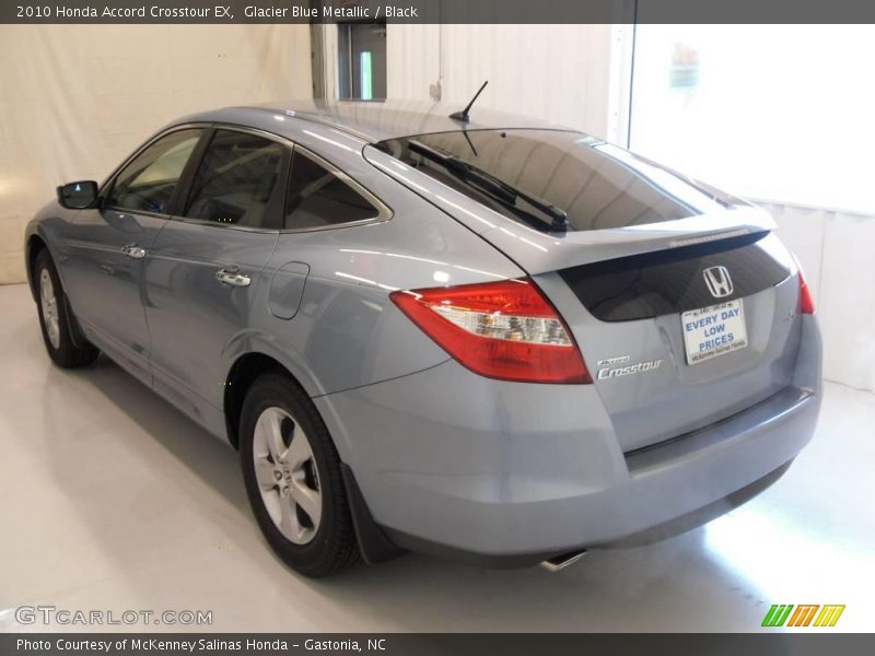 Glacier Blue Metallic / Black 2010 Honda Accord Crosstour EX