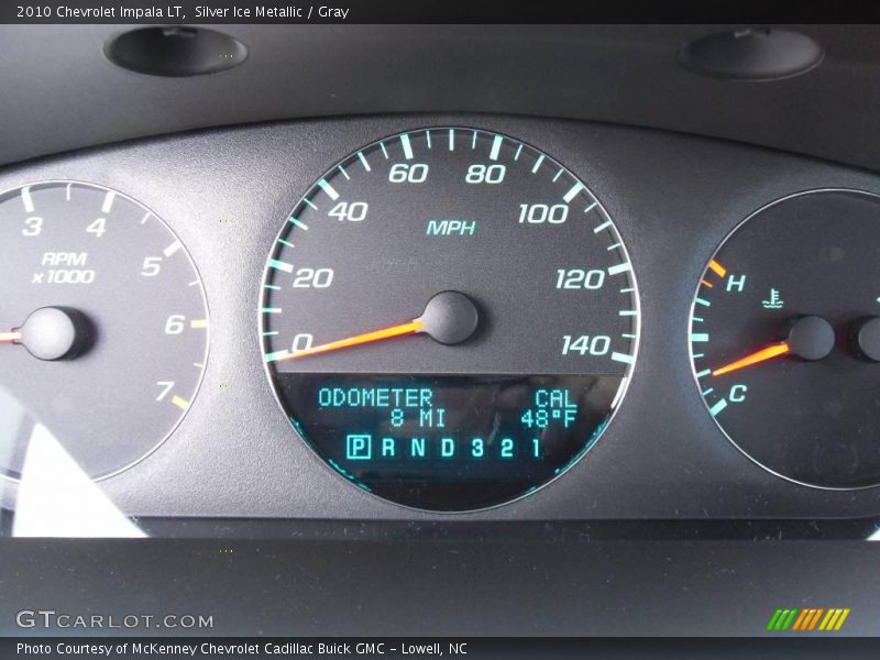 Silver Ice Metallic / Gray 2010 Chevrolet Impala LT