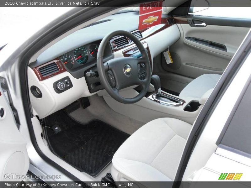 Silver Ice Metallic / Gray 2010 Chevrolet Impala LT