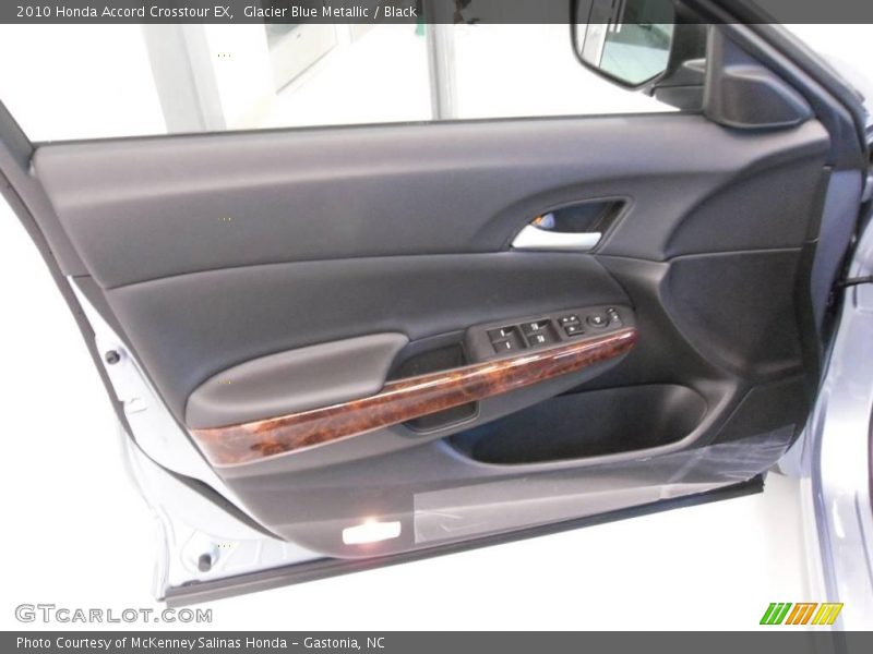 Glacier Blue Metallic / Black 2010 Honda Accord Crosstour EX
