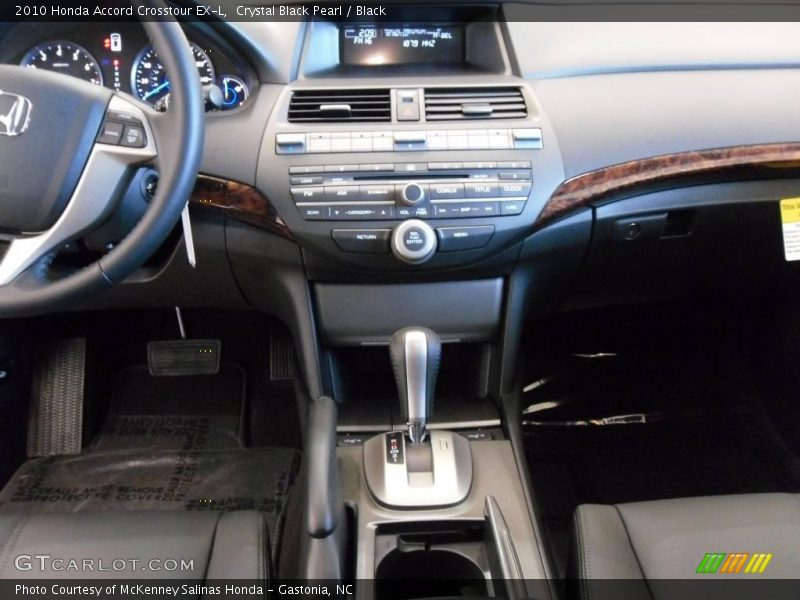 Crystal Black Pearl / Black 2010 Honda Accord Crosstour EX-L