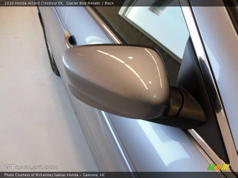 Glacier Blue Metallic / Black 2010 Honda Accord Crosstour EX